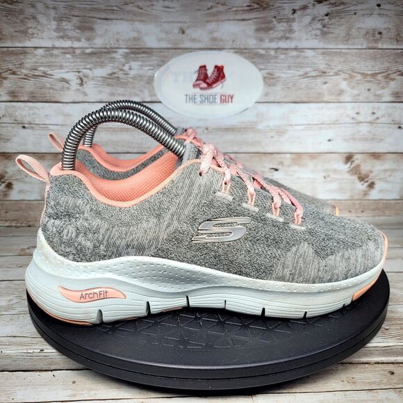 SKECHERS Shoes - Skechers Women’s Size 7 Arch Fit Comfy Wave Gray Running Shoes Sneakers